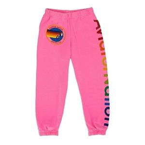 NWOT Aviator Nation Sweatpants - Neon Pink (Kids)